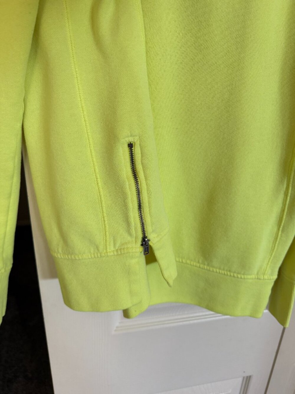 Neon side zip sweatshirt - Picture 3 of 4